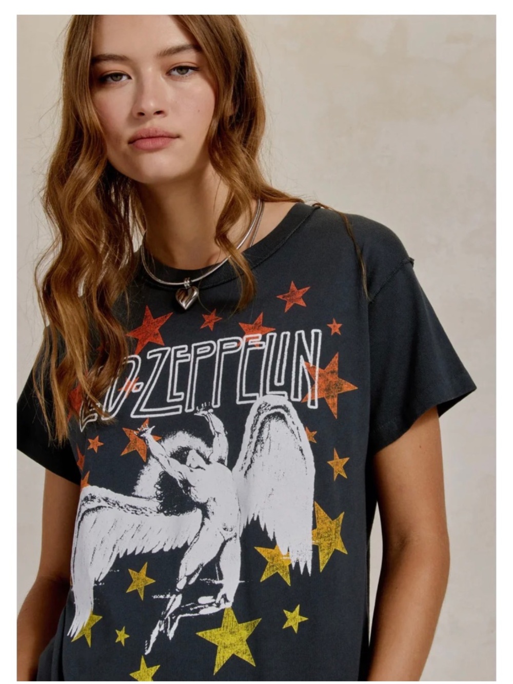 Daydreamer Led Zeppelin Icarus Stars Reverse BF T-Shirt